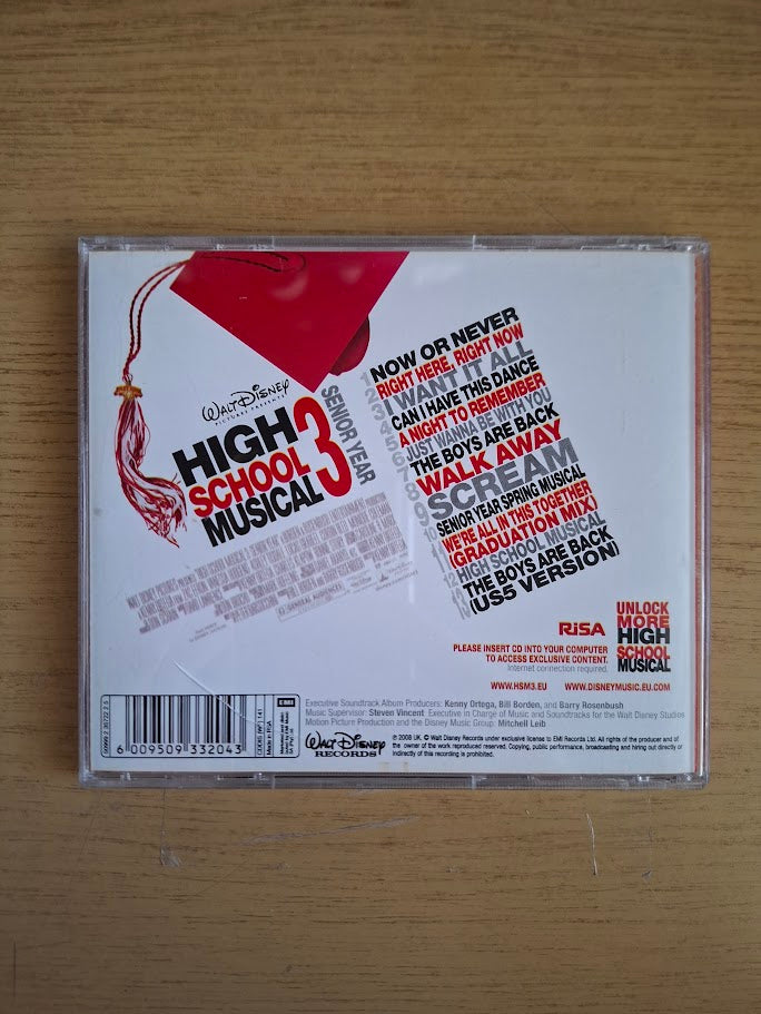 High School Musical 3: Senior Year – Original Soundtrack (2008 South African Enhanced Edition, Second-Hand CD)