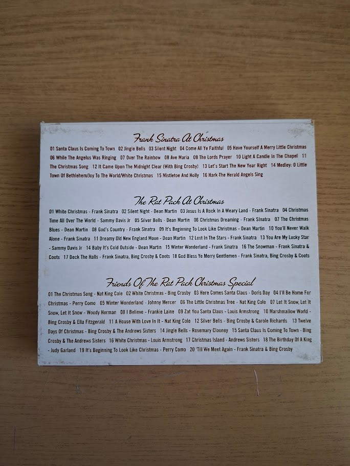 Frank Sinatra, Dean Martin & Sammy Davis Jr. – A Rat Pack Christmas (2005 UK 3-CD Box Set, Second-Hand)