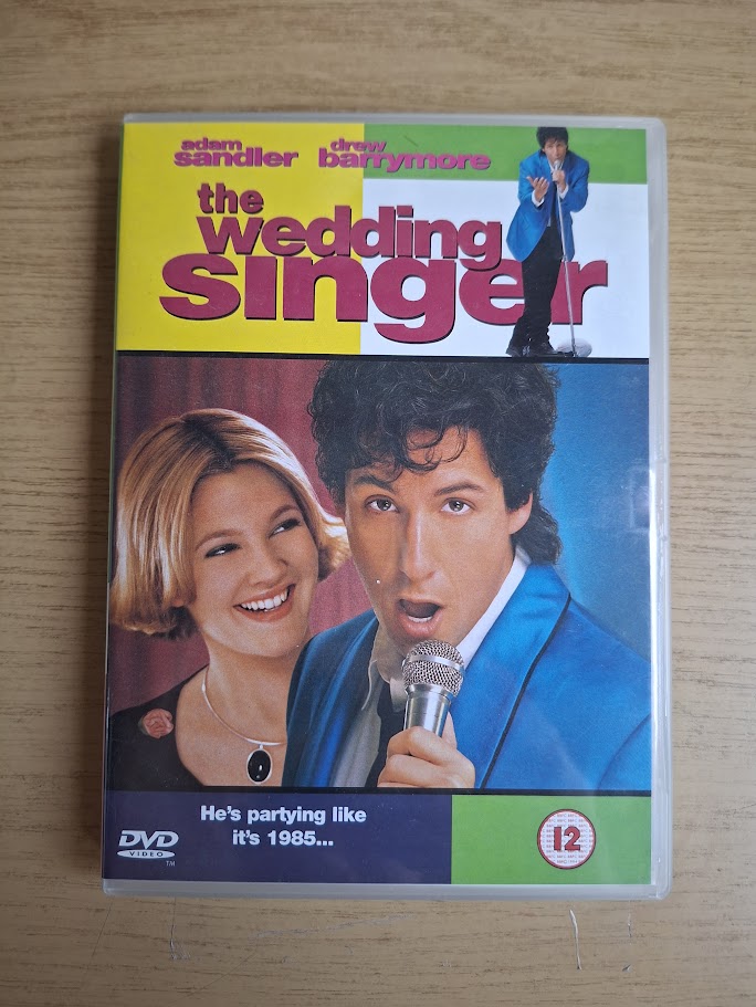 The Wedding Singer – Adam Sandler & Drew Barrymore (DVD, 1998, Second-Hand)
