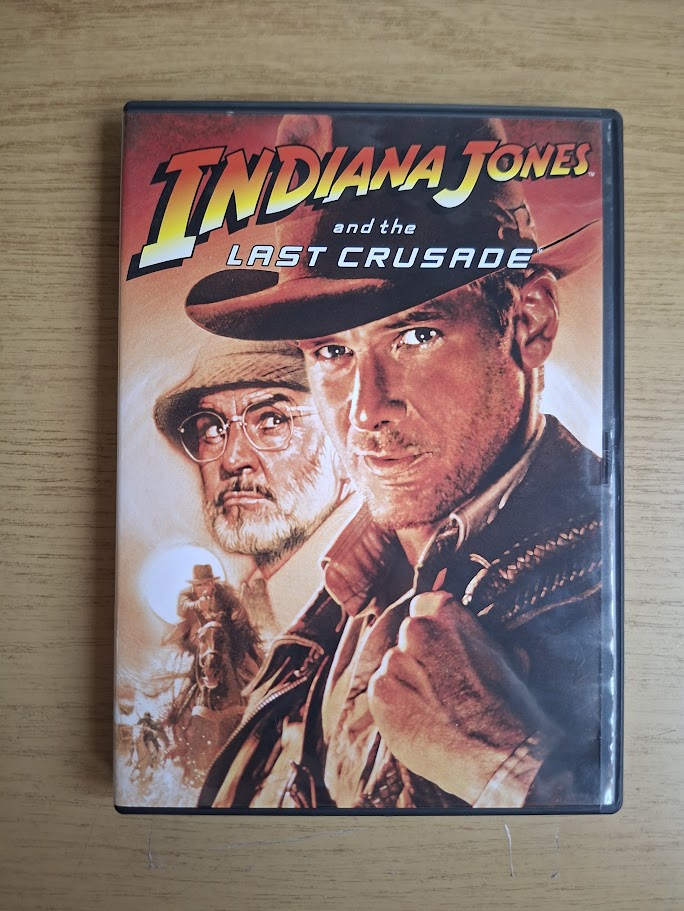 Indiana Jones and the Last Crusade – Harrison Ford & Sean Connery (DVD, 1989, Second-Hand)