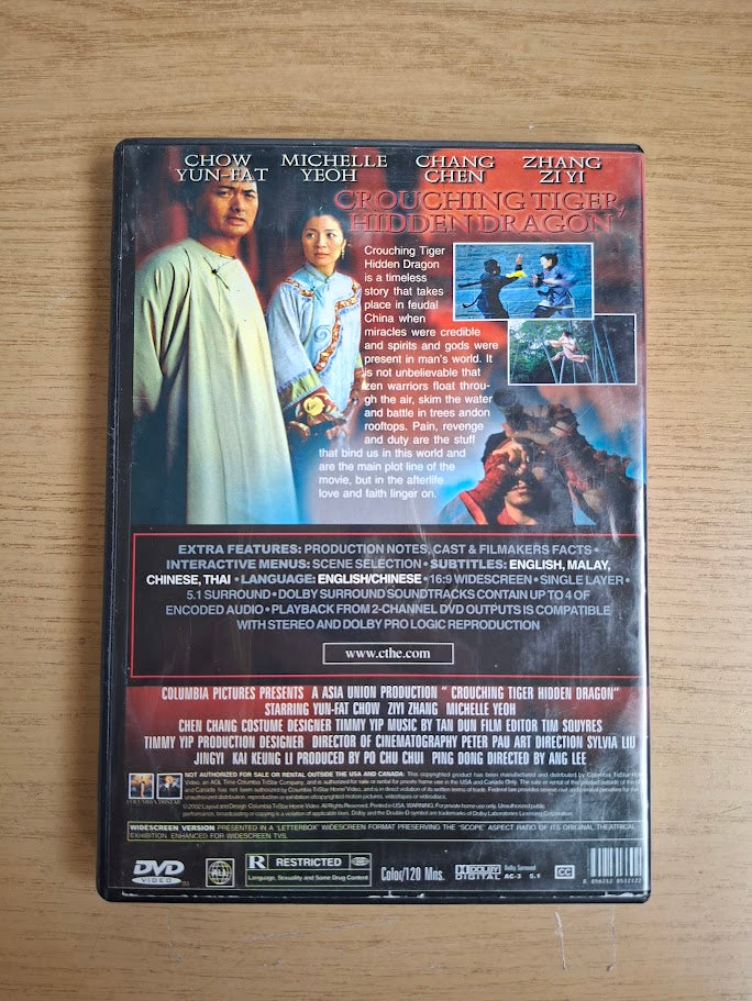 Crouching Tiger, Hidden Dragon – Collector's Edition Widescreen (Second-Hand DVD)