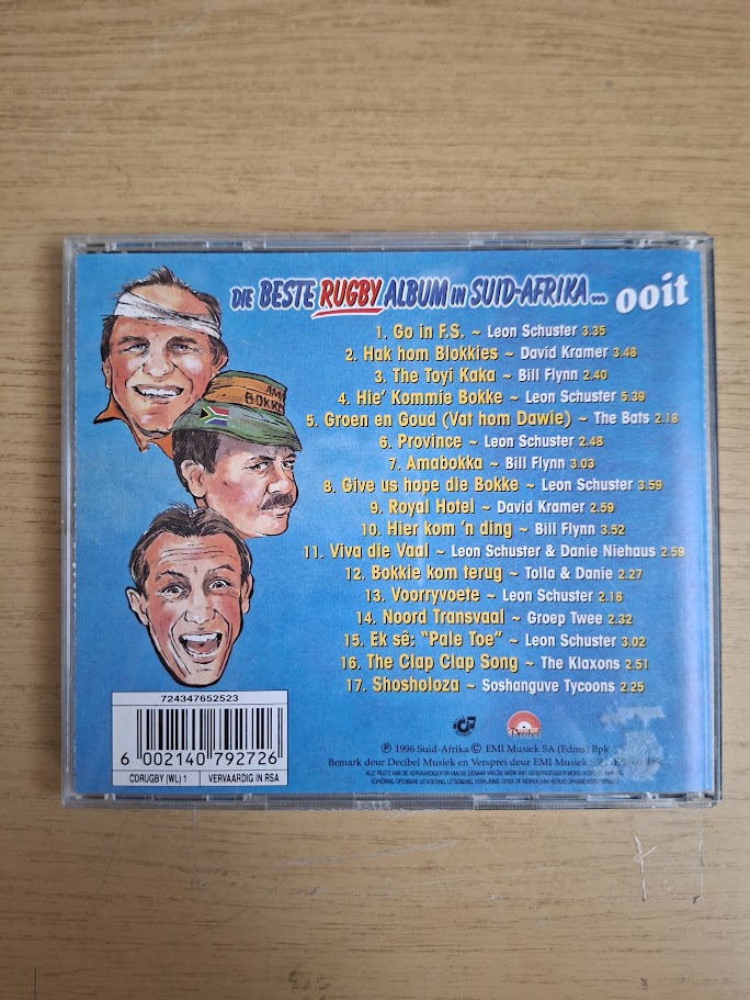 Die Beste Rugby Album in Suid-Afrika... Ooit (1996 South African Edition, Second-Hand CD)