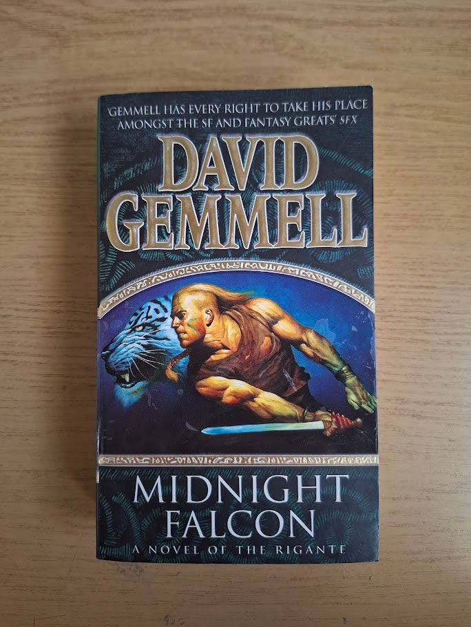 Midnight Falcon – David Gemmell (Rigante Book 2, 2000 Mass Market Paperback, Second-Hand Book)