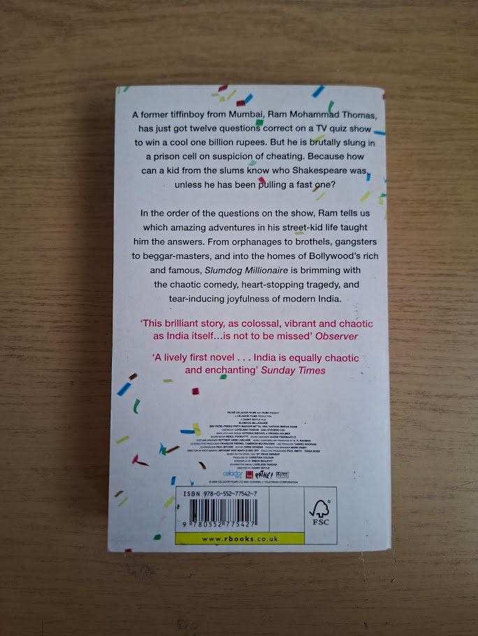 Q & A – Vikas Swarup (Slumdog Millionaire Tie-In, 2009 Paperback, Second-Hand Book)