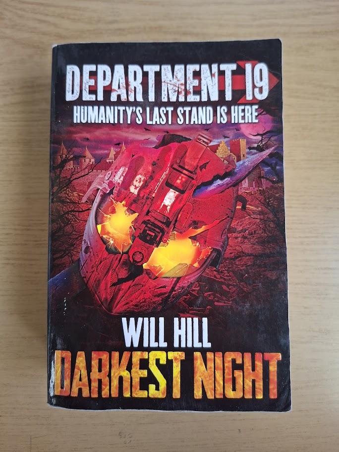 Darkest Night – Will Hill (Department 19 Book 5, 2015 Paperback, Second-Hand Book)