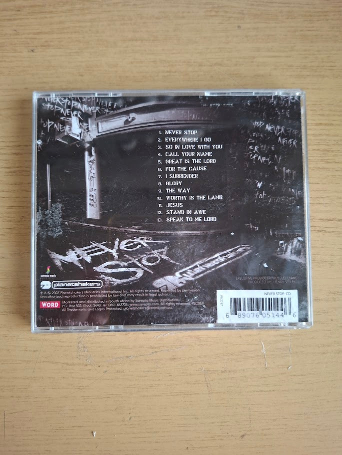Never Stop – Planetshakers (2007 Australian Edition, Second-Hand CD + DVD)