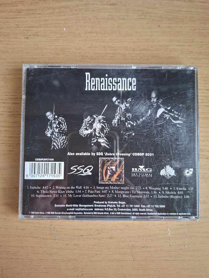 Renaissance – Soweto String Quartet (1996 South African Edition, Second-Hand CD)
