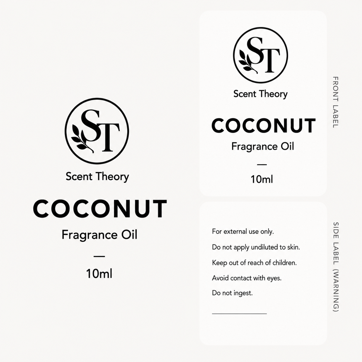 Scent Theory Coconut Fragrance Oil 10ml