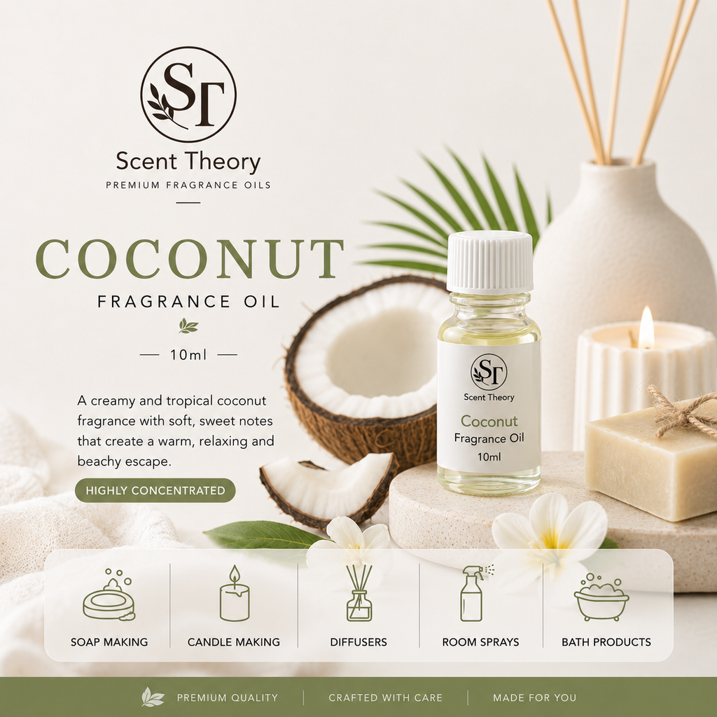 Scent Theory Coconut Fragrance Oil 10ml