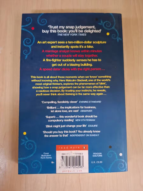 Blink: The Power of Thinking Without Thinking  Malcolm Gladwell (Paperback) (Second-Hand)