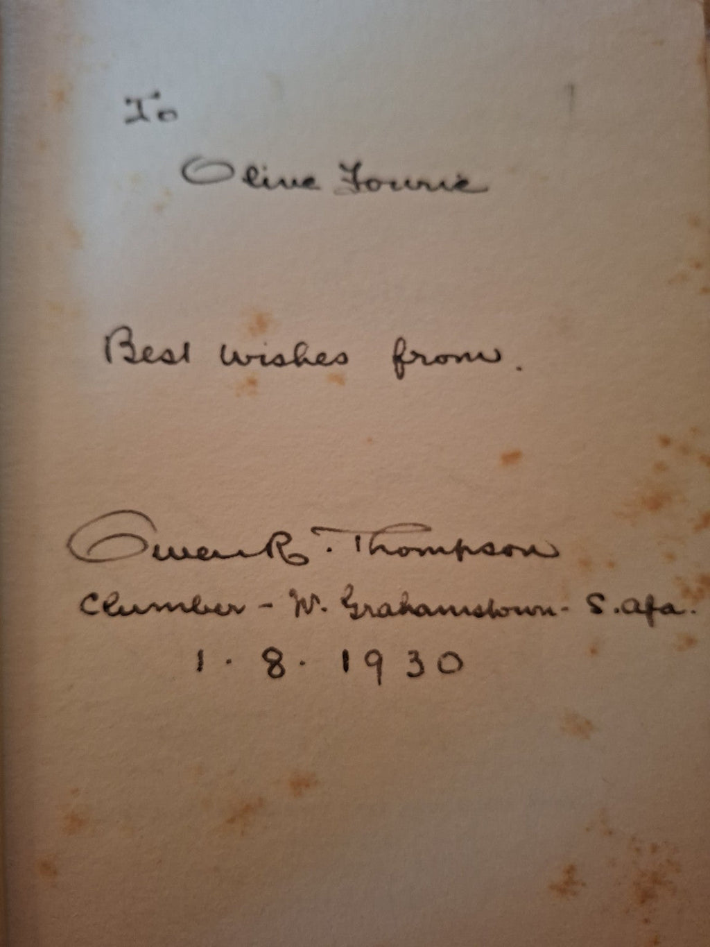 The Voice of the Veldt – Poems of South Africa (1930, Signed Copy) (Second-Hand)