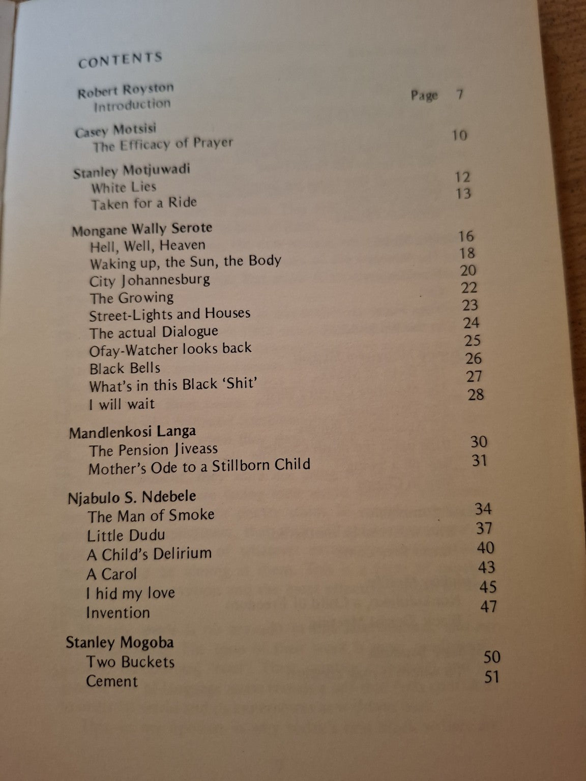 To Whom It May Concern – An Anthology of Black South African Poetry (1973) (Second-Hand)