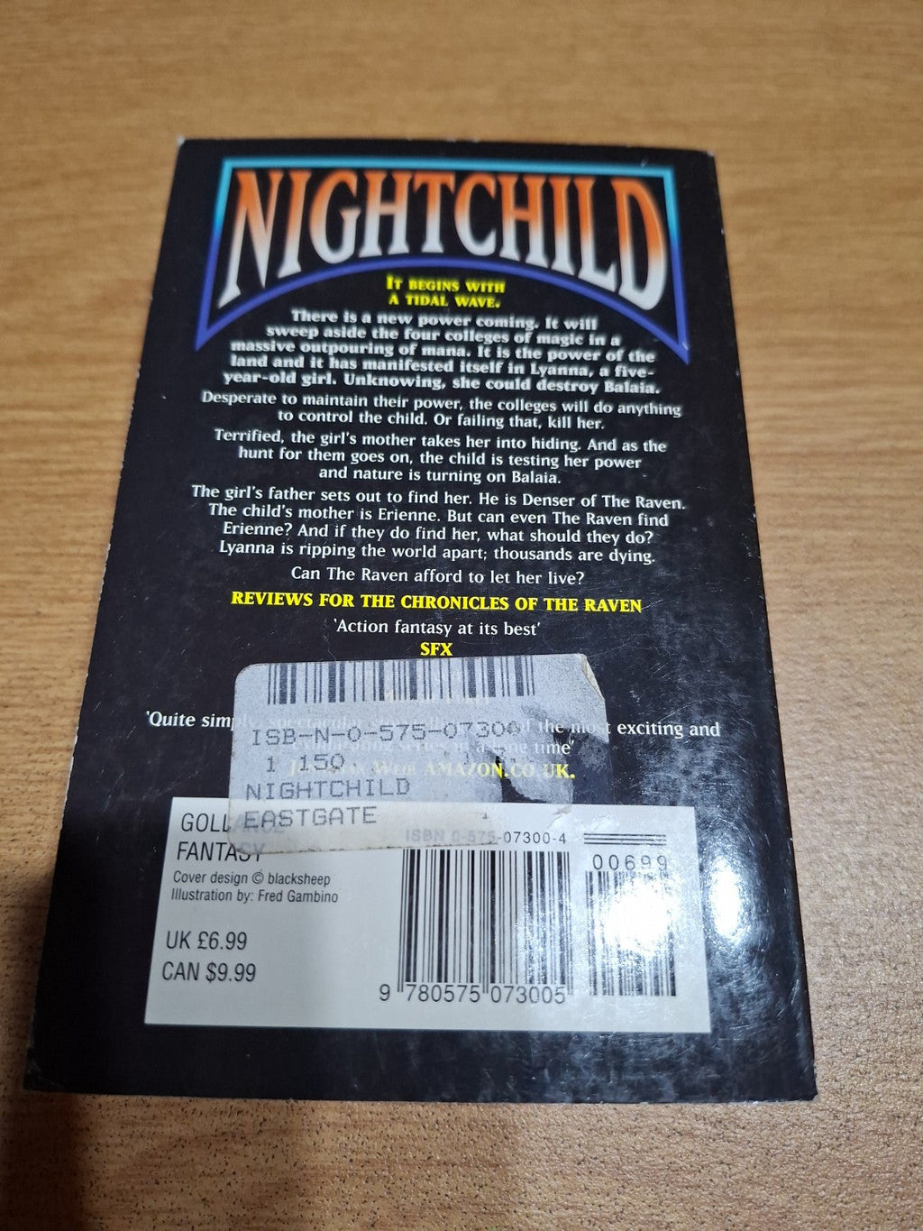 Nightchild (Chronicles of the Raven, Book 3) (Second-Hand)