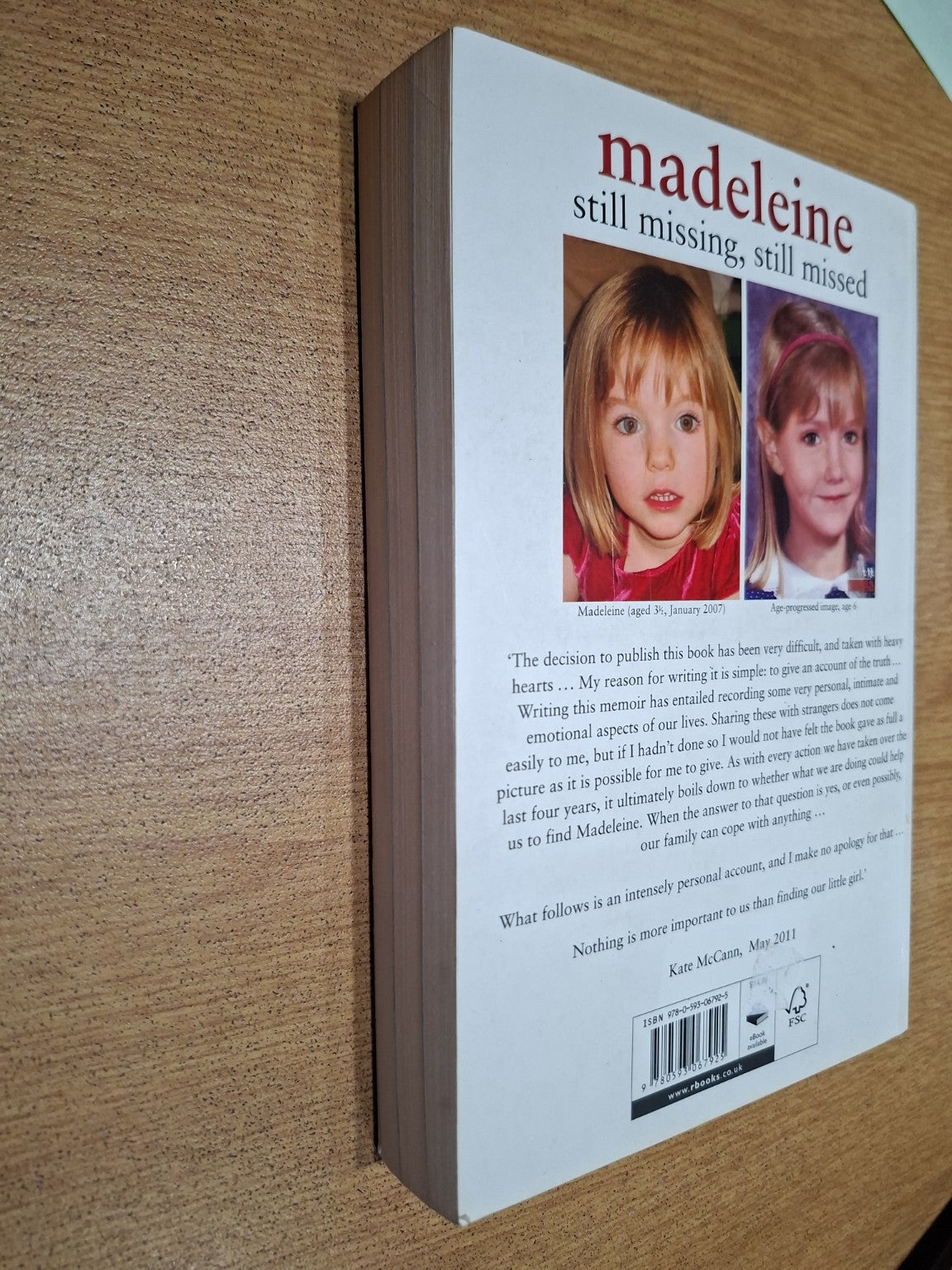 Madeleine — Kate McCann (Second-Hand)