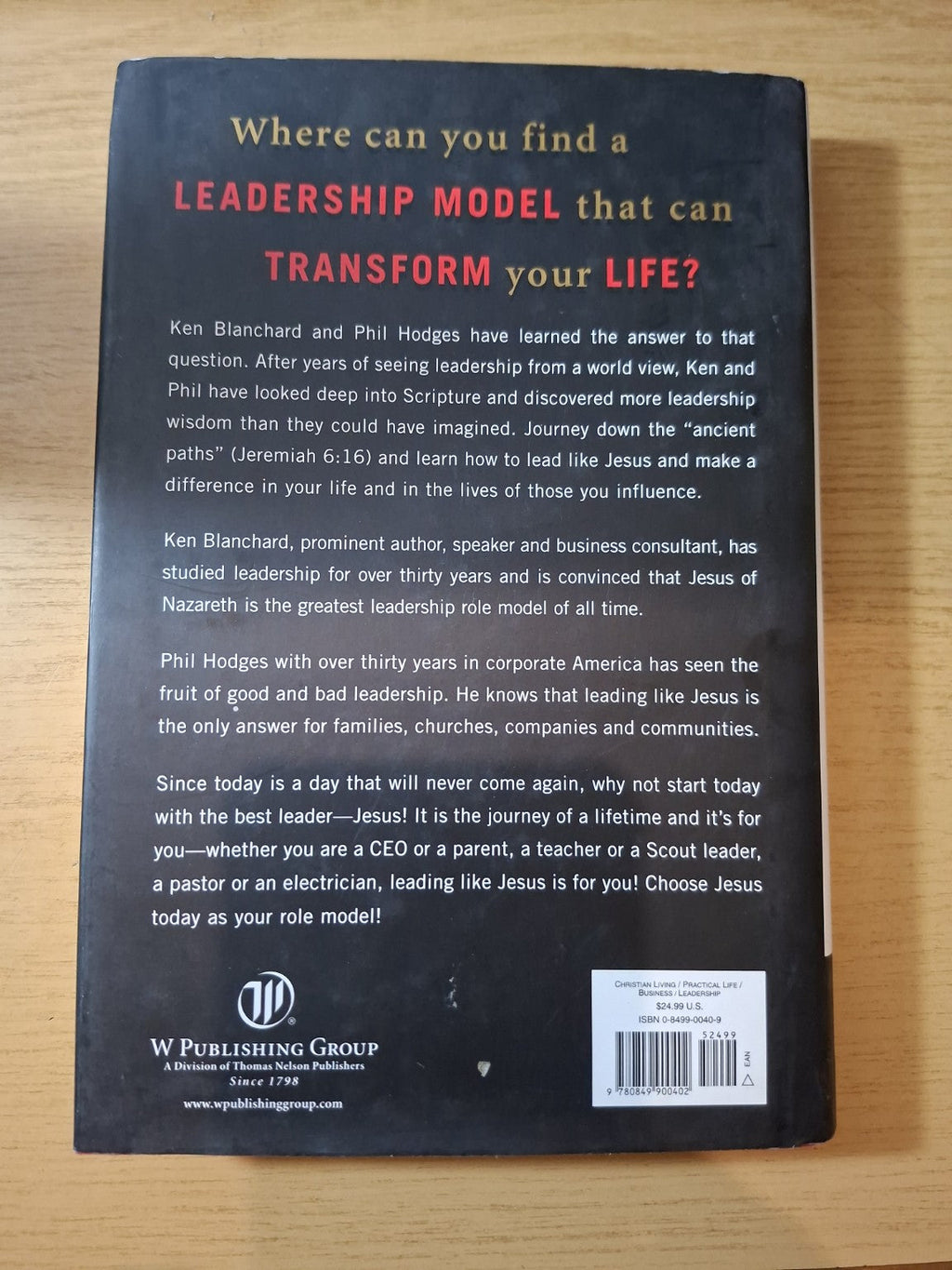 Lead Like Jesus – Ken Blanchard & Phil Hodges – Second-Hand
