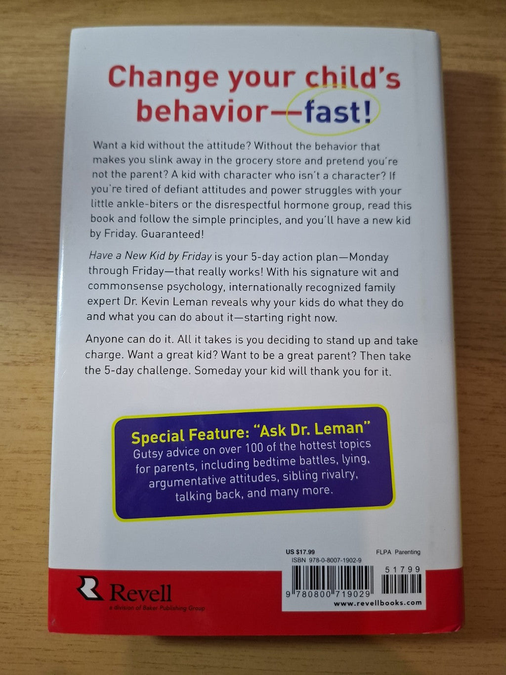 Have a New Kid by Friday – Dr. Kevin Leman – Second-Hand