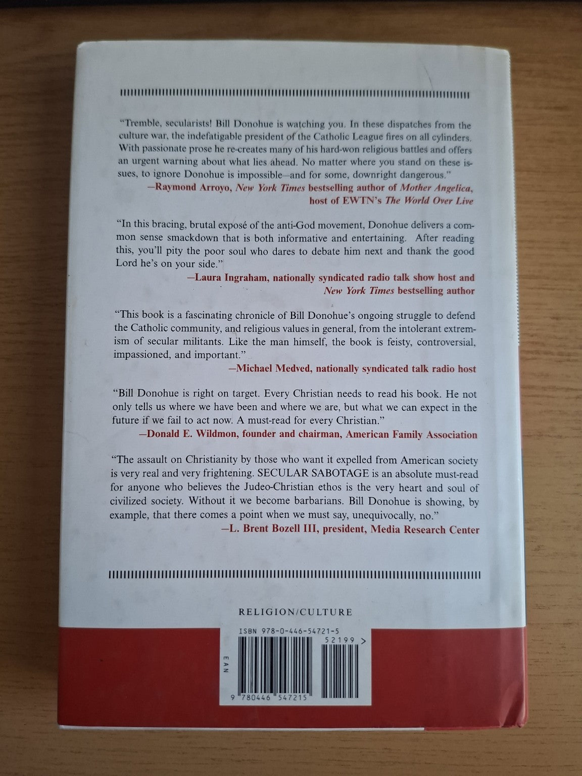 Secular Sabotage – Bill Donohue – Second-Hand