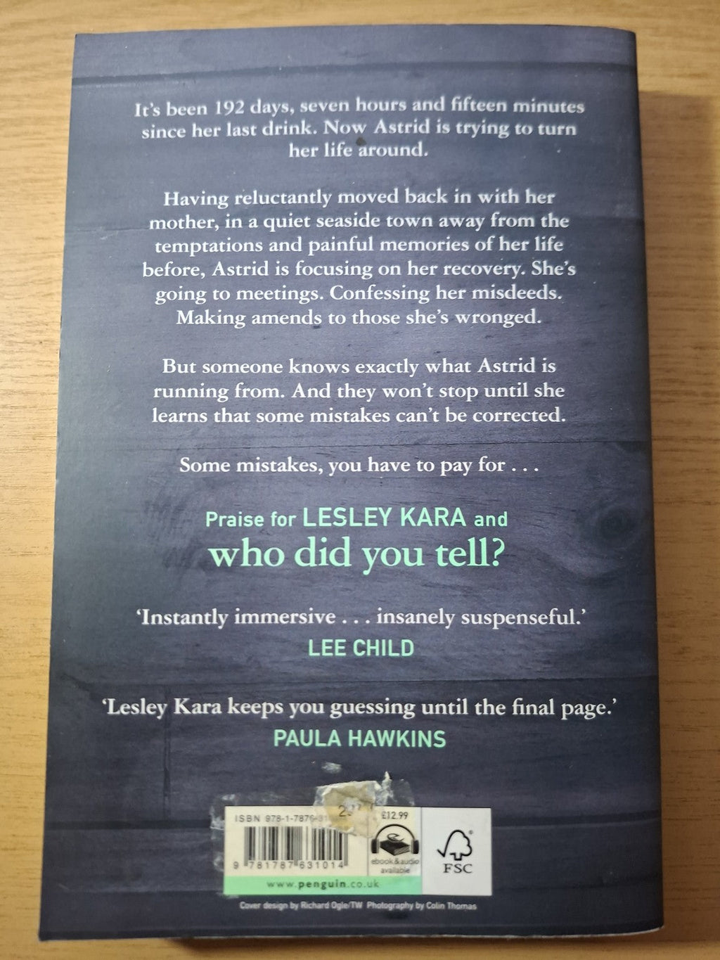 Who Did You Tell? – Second-Hand