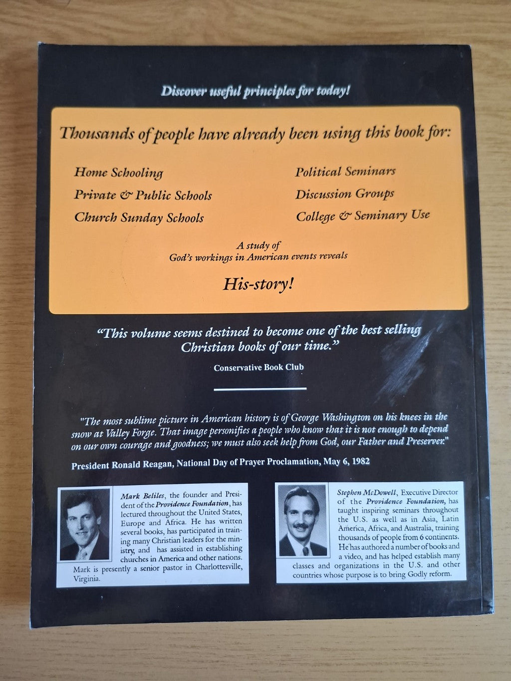 America’s Providential History – Second-Hand