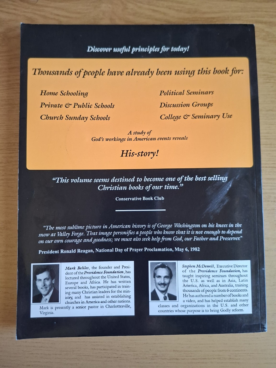 America’s Providential History – Second-Hand