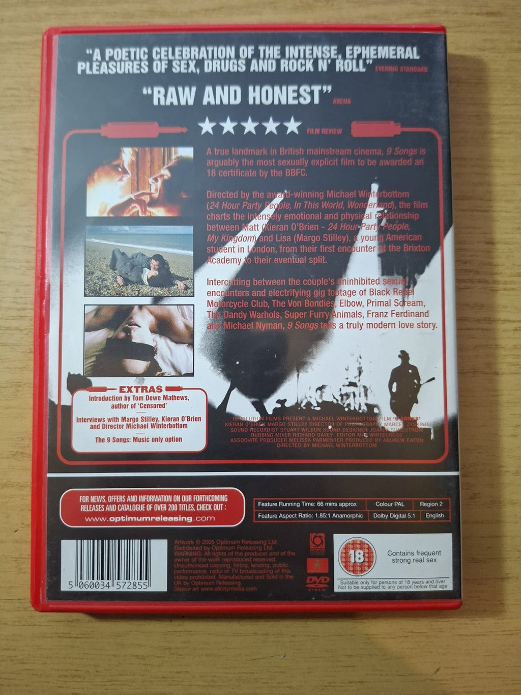 9 Songs (DVD) – Second-Hand