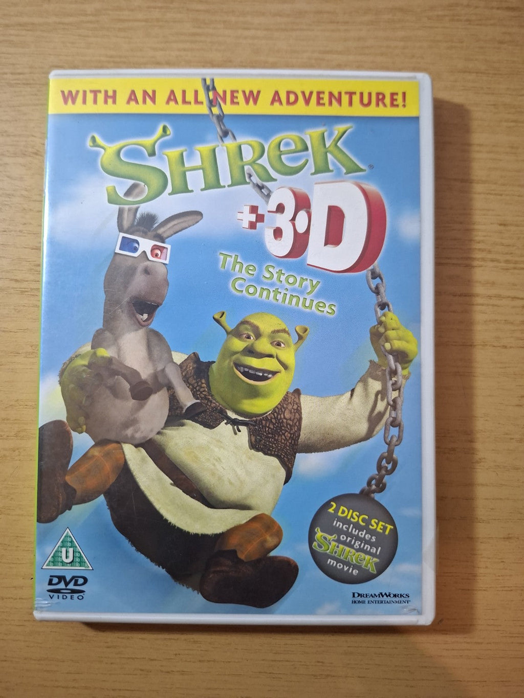 Shrek + Shrek 3D: The Story Continues (2-Disc DVD Set) – Second-Hand