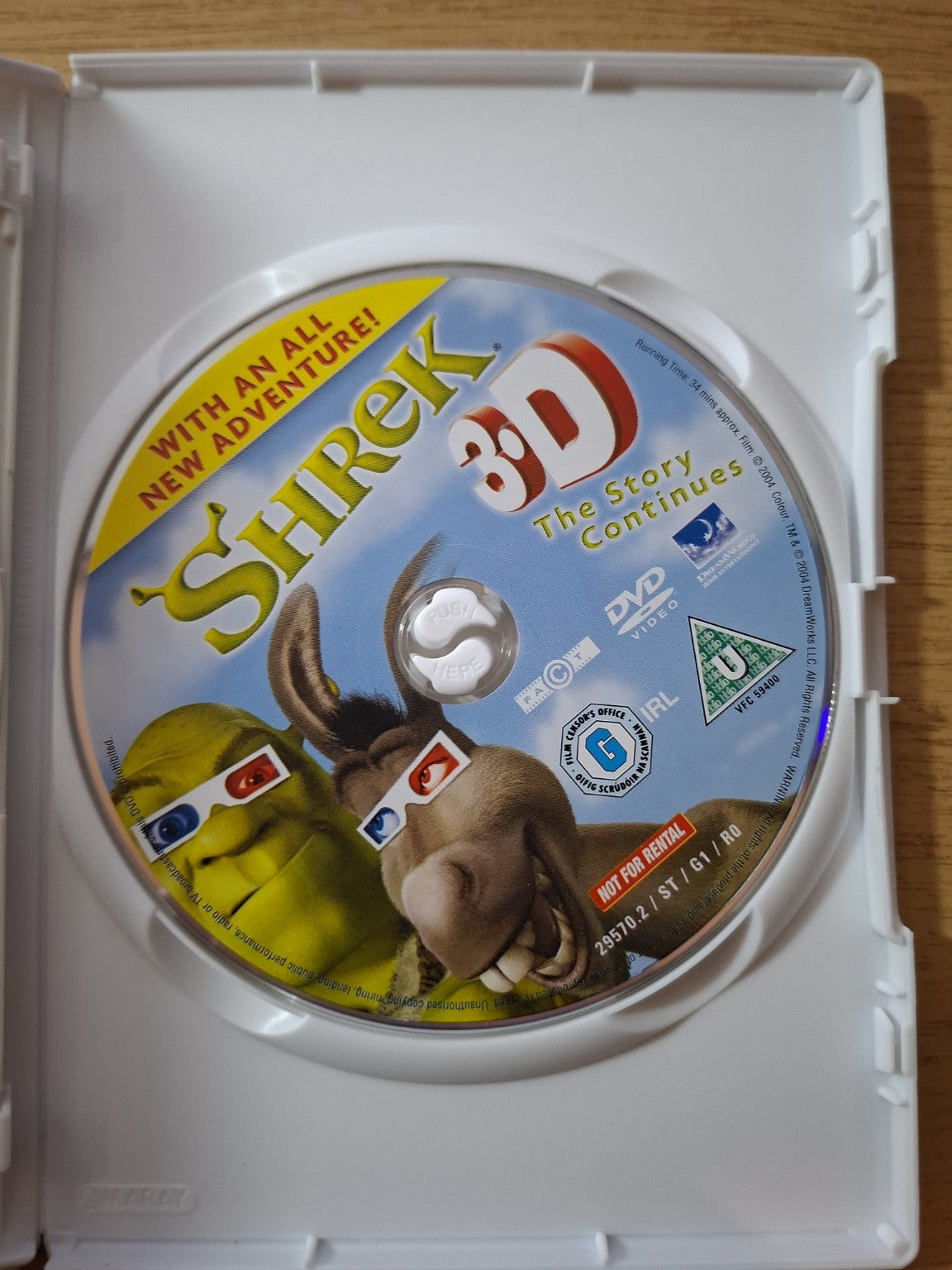 Shrek + Shrek 3D: The Story Continues (2-Disc DVD Set) – Second-Hand