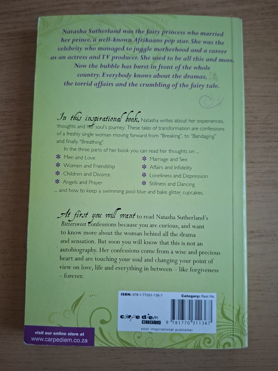 Bittersweet: Confessions of a Freshly Single – Natasha Sutherland (Second-Hand)