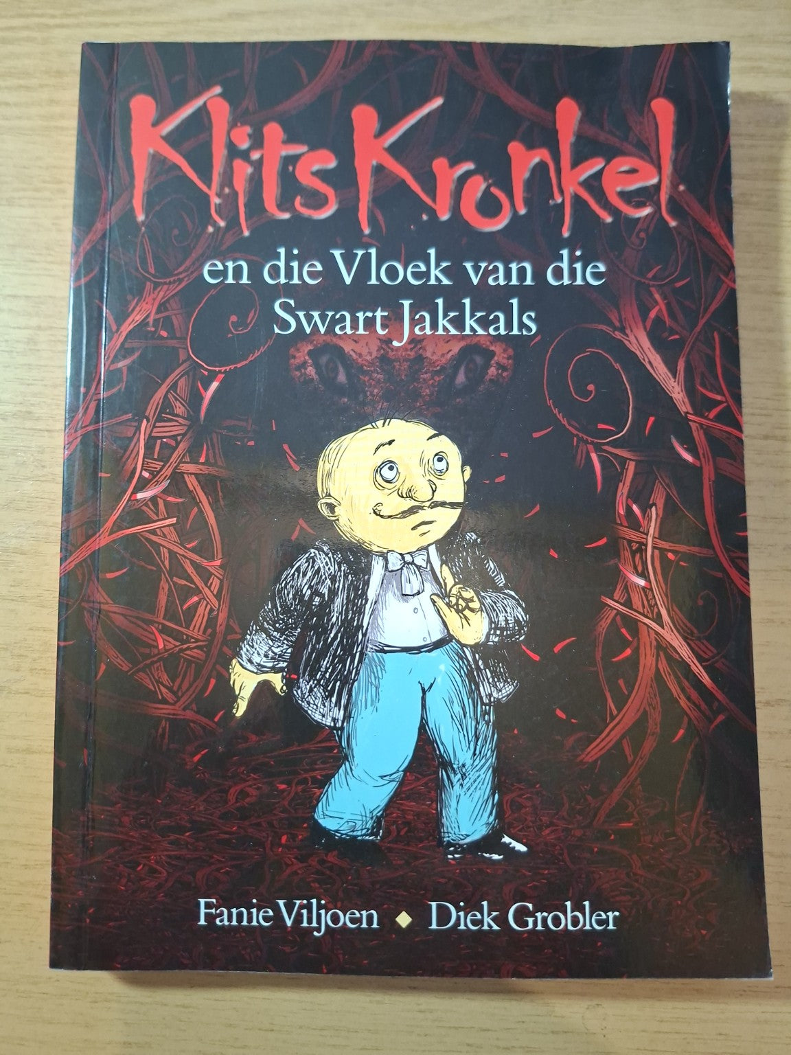Klits Kronkel en die Vloek van die Swart Jakkals – Fanie Viljoen & Diek Grobler (Second-Hand)