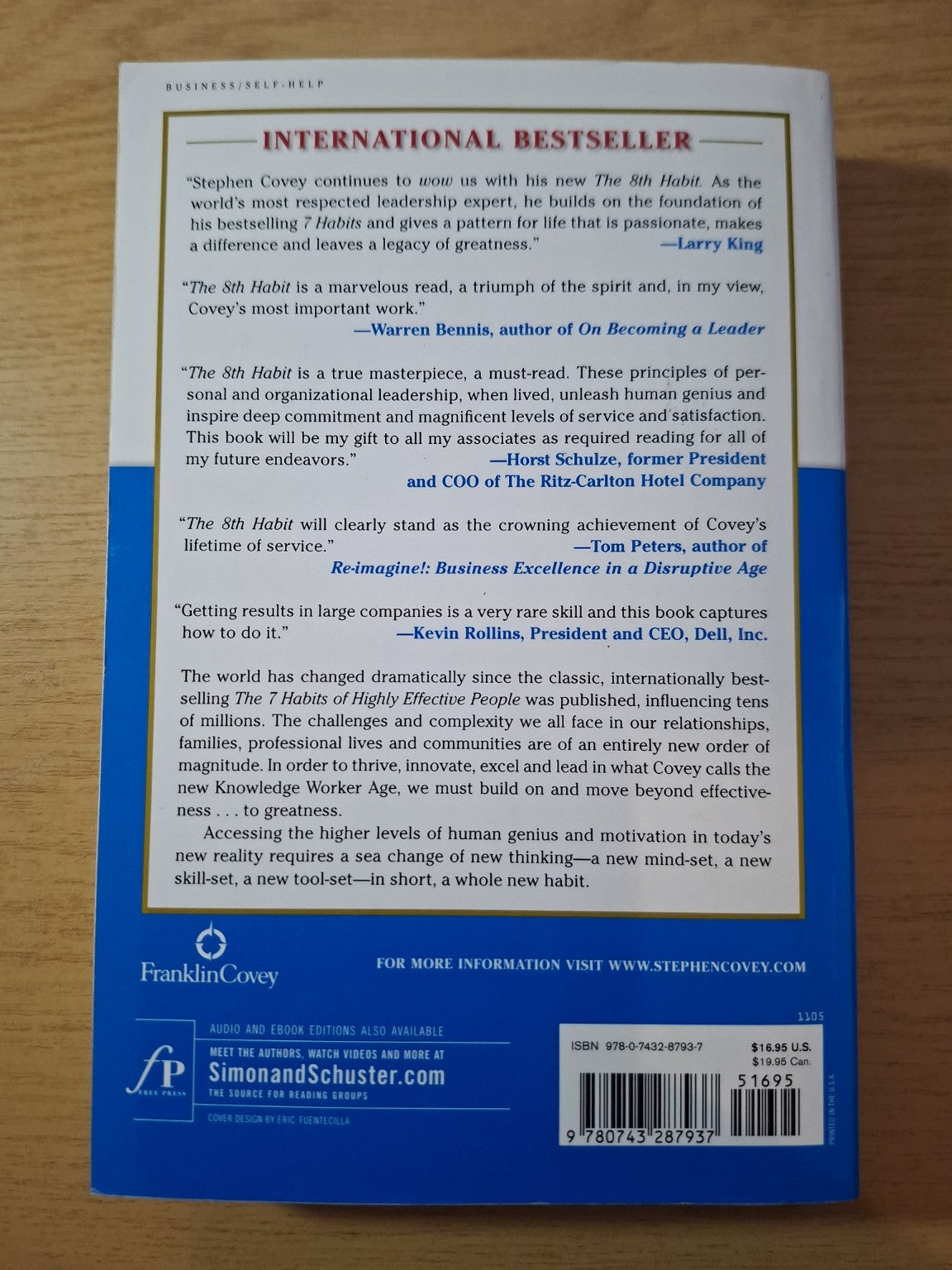 The 8th Habit: From Effectiveness to Greatness – Stephen R. Covey (Second-Hand)