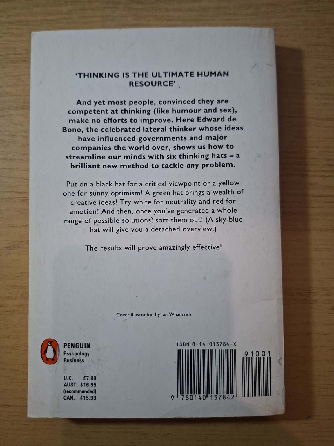 Six Thinking Hats – Edward de Bono (Second-Hand)
