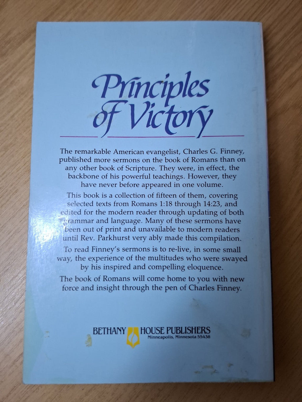 Principles of Victory – Charles G. Finney (Second-Hand)