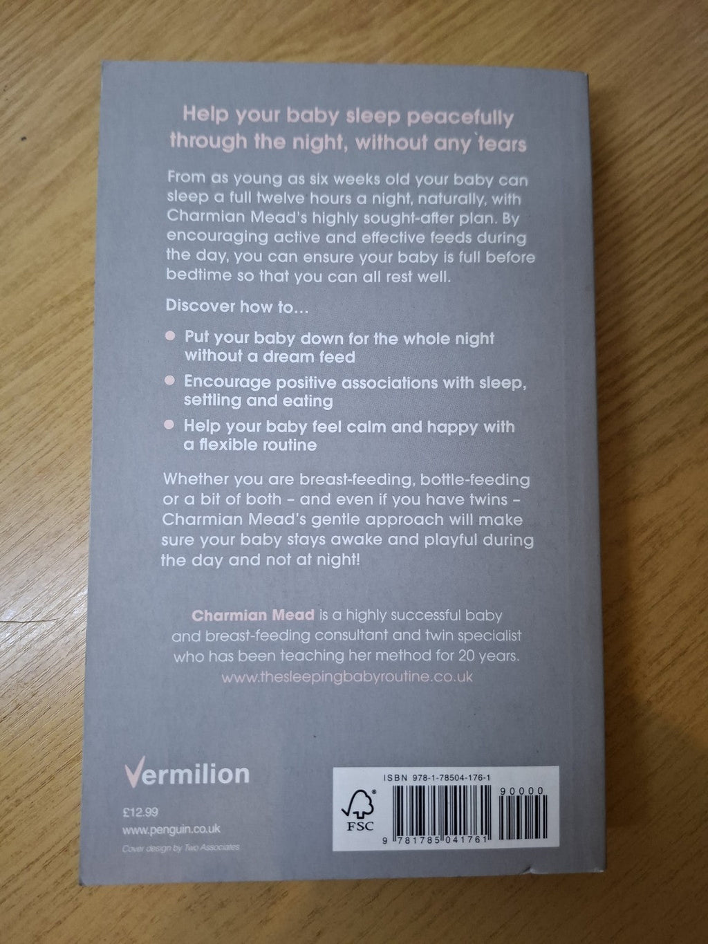 7pm to 7am Sleeping Baby Routine – Charmian Mead (Second-Hand)