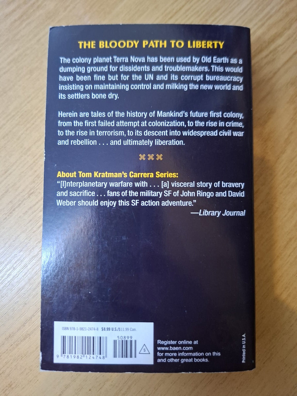 Terra Nova: The Wars of Liberation – Edited by Tom Kratman (Second-Hand)