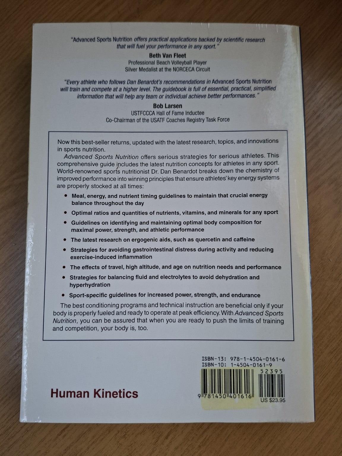 Advanced Sports Nutrition (Second Edition) – Dan Benardot (Second-Hand)