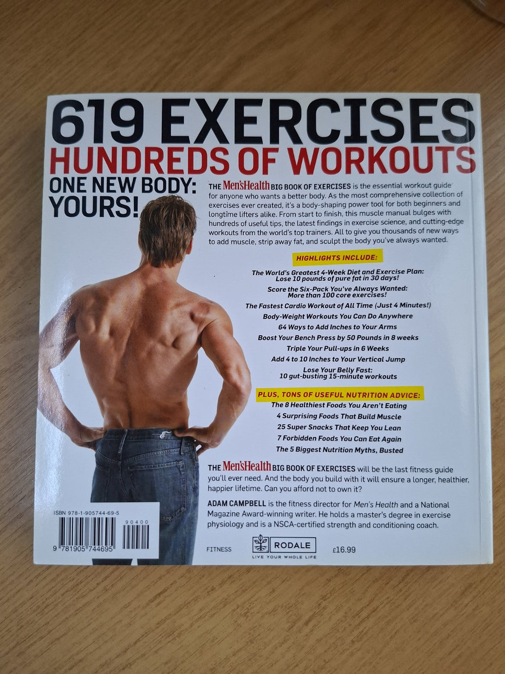 The Men’s Health Big Book of Exercises – Adam Campbell (Second-Hand)