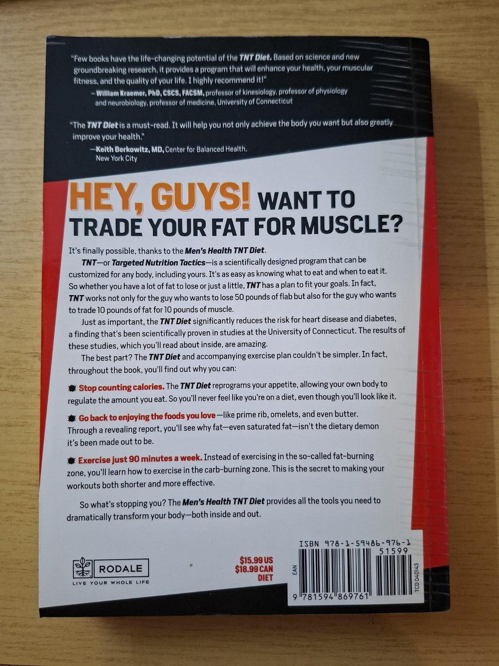 The Men’s Health TNT Diet: Targeted Nutrition Tactics (Second-Hand)