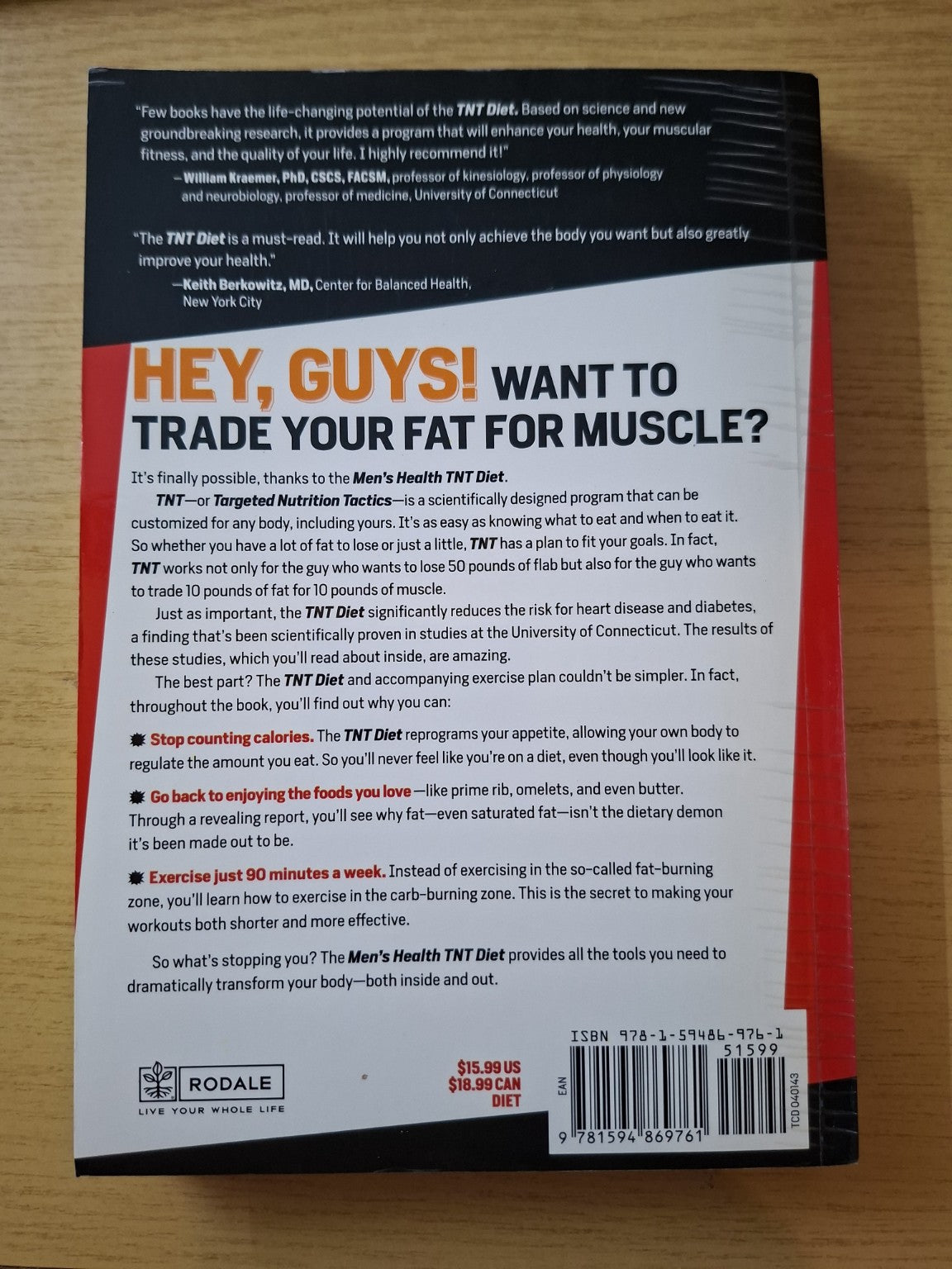 The Men’s Health TNT Diet: Targeted Nutrition Tactics (Second-Hand)