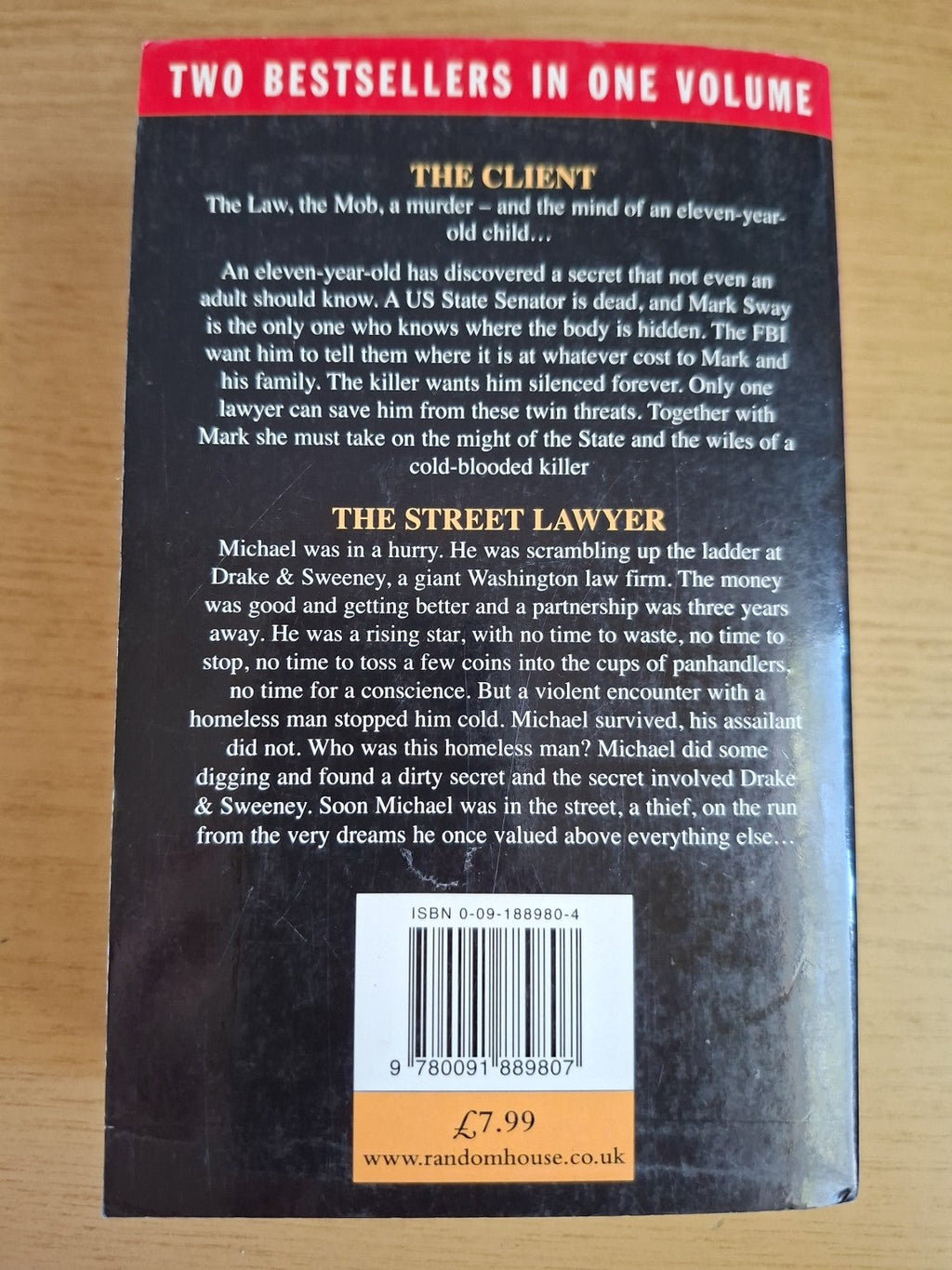The Client / The Street Lawyer (Second-Hand)