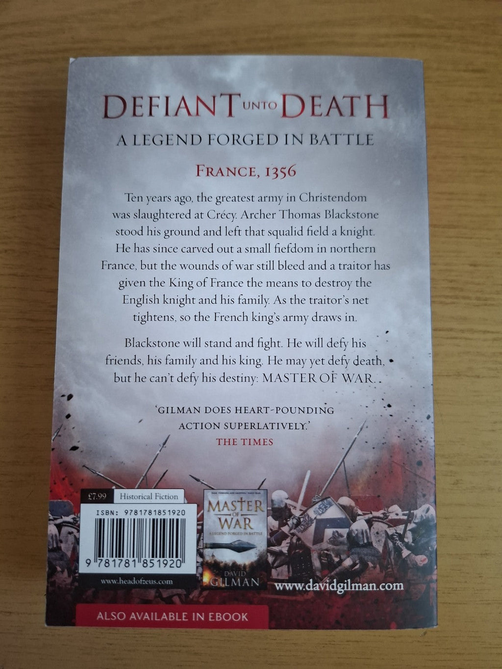 Defiant Unto Death (Second-Hand)