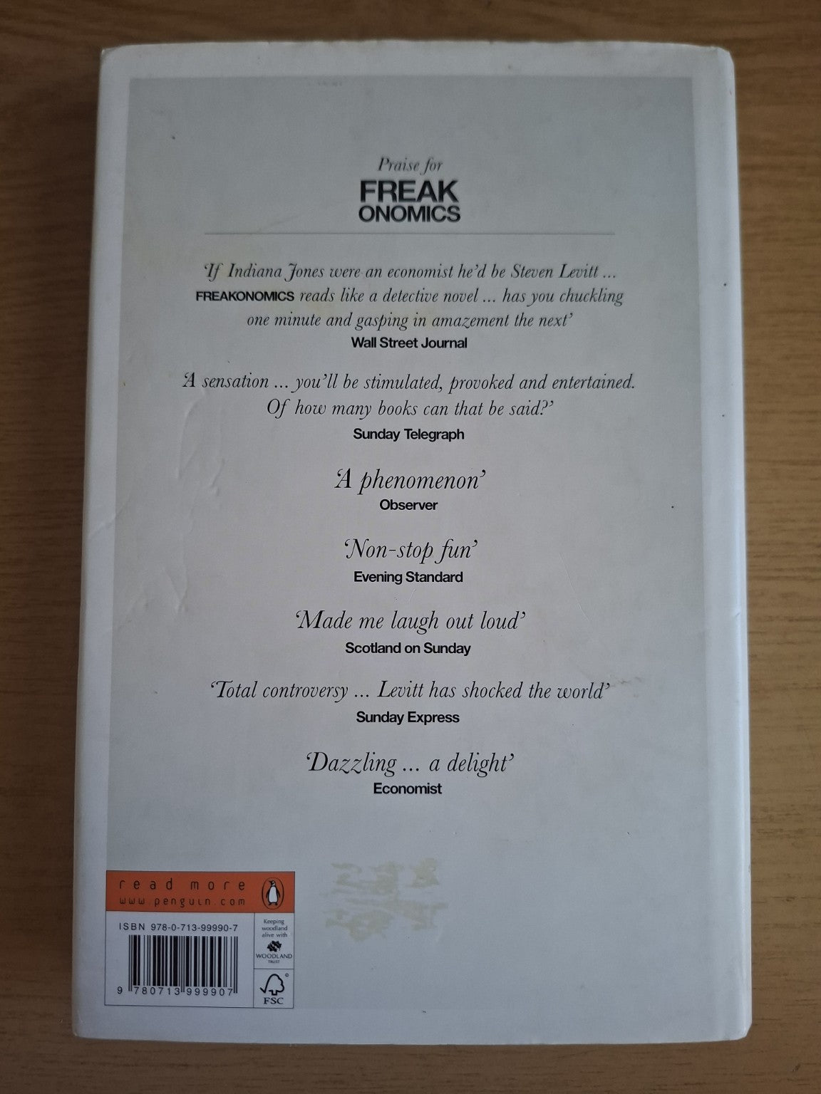 SuperFreakonomics Hard Cover (Second-Hand)