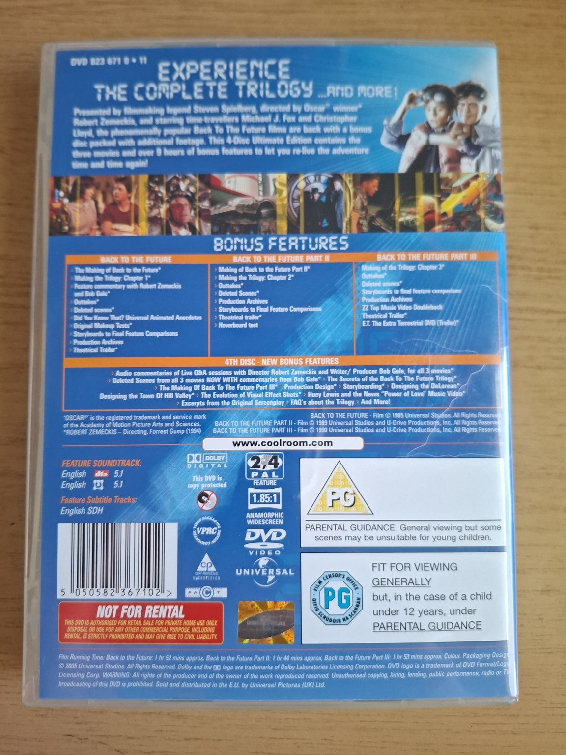 Back to the Future Trilogy – Ultimate Edition DVD (Second-Hand)