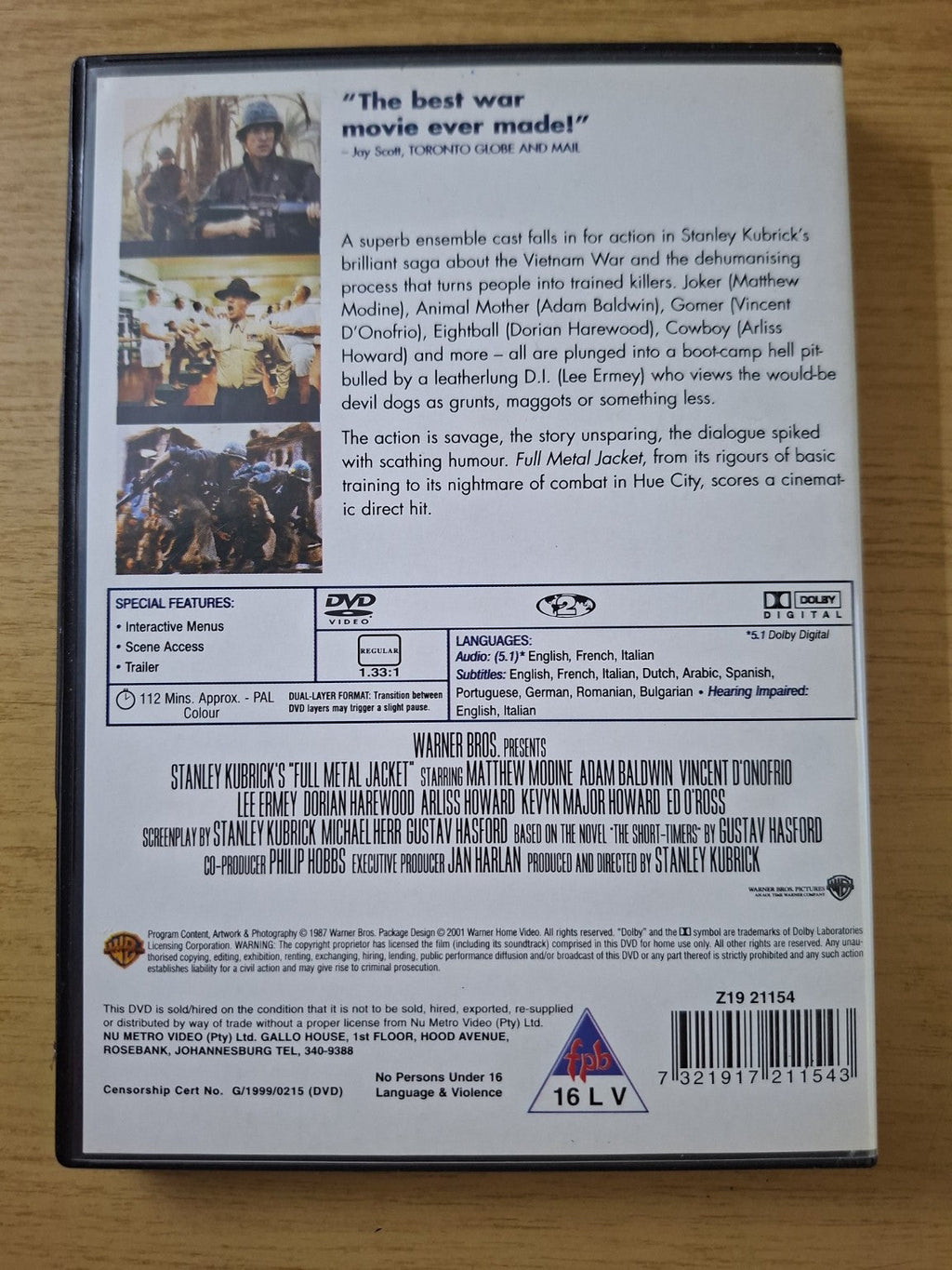 Full Metal Jacket (Second-Hand)