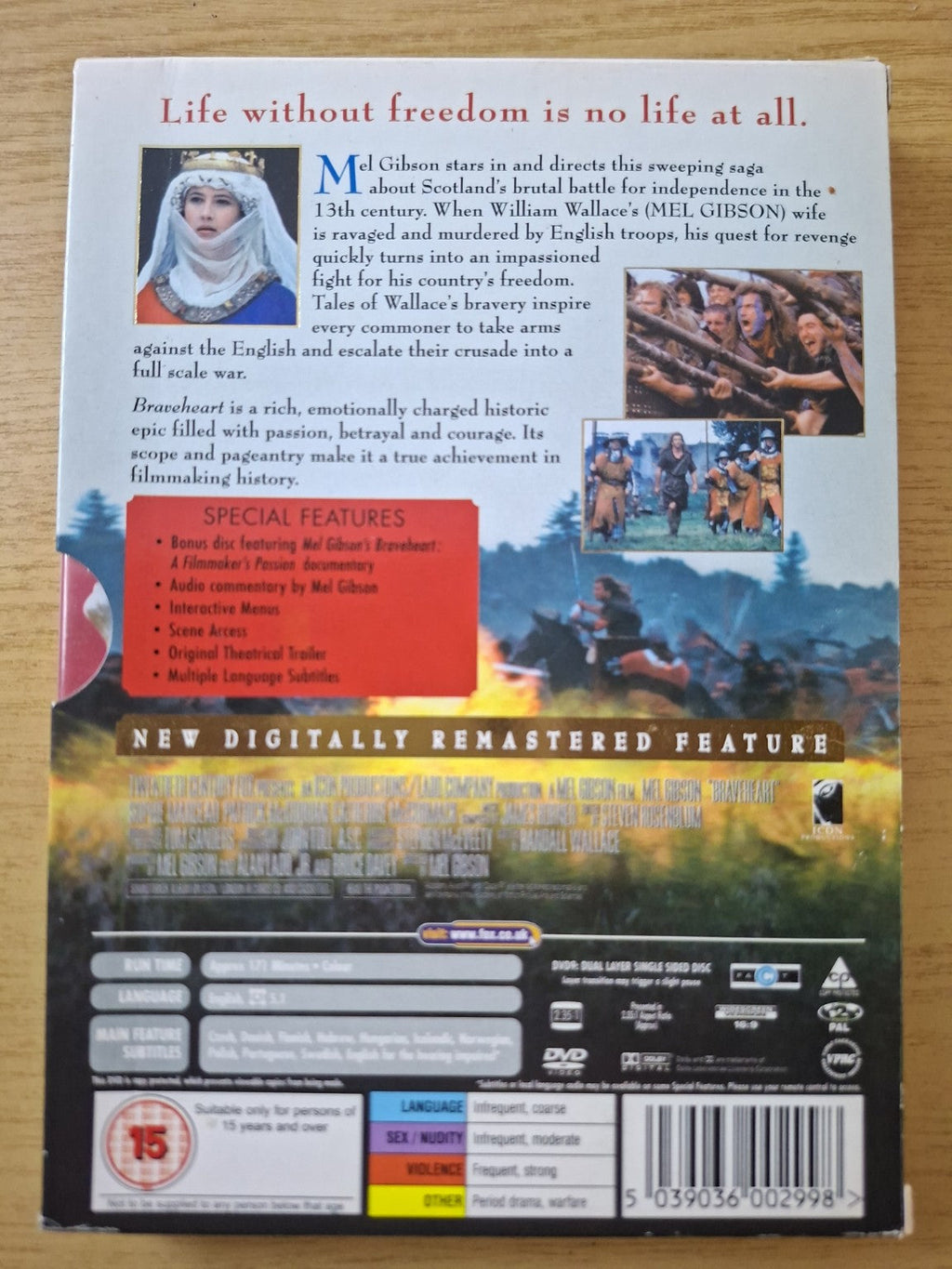 Braveheart DVD (Second-Hand)