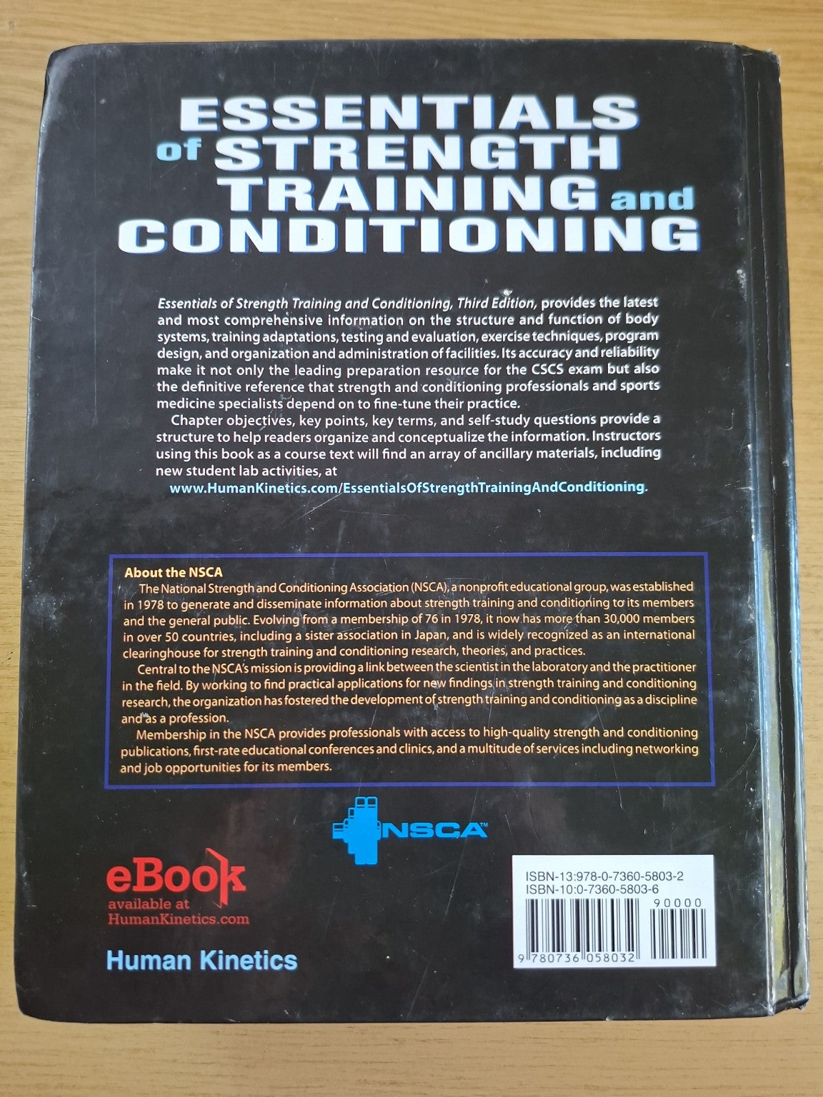 Essentials of Strength Training and Conditioning – Third Edition (Second-Hand)