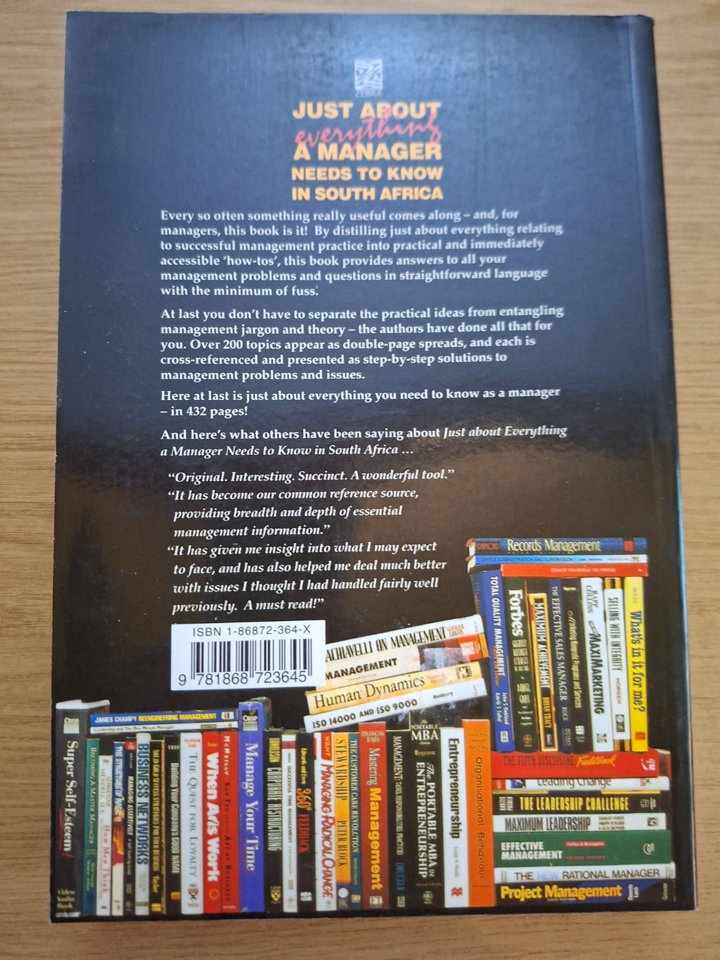 Just About Everything a Manager Needs to Know in South Africa by Neil Flanagan & Jarvis Finger (Second-Hand)