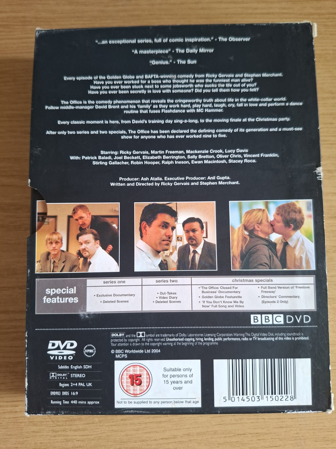 The Office – Complete Series One & Two + Christmas Specials DVD Collection