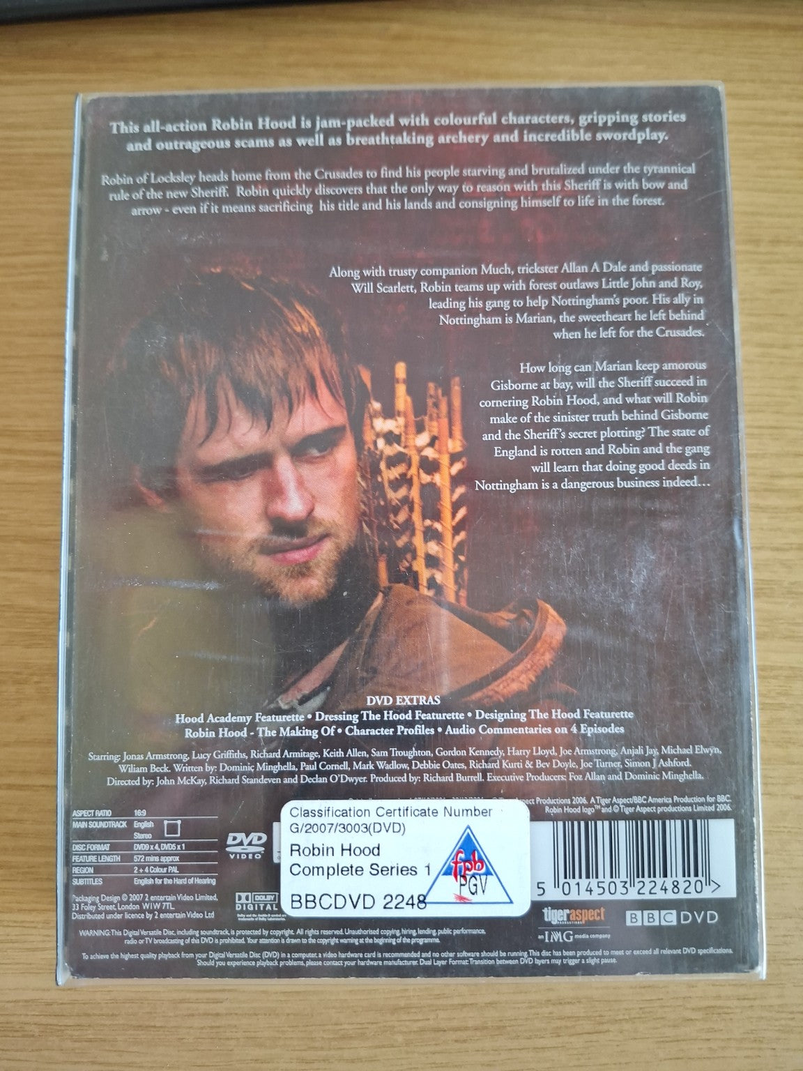 Robin Hood – Complete Series 1–3 DVD Collection (Second-Hand)