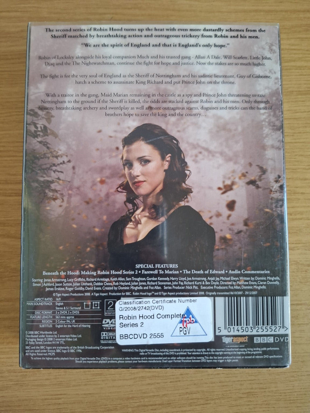 Robin Hood – Complete Series 1–3 DVD Collection (Second-Hand)