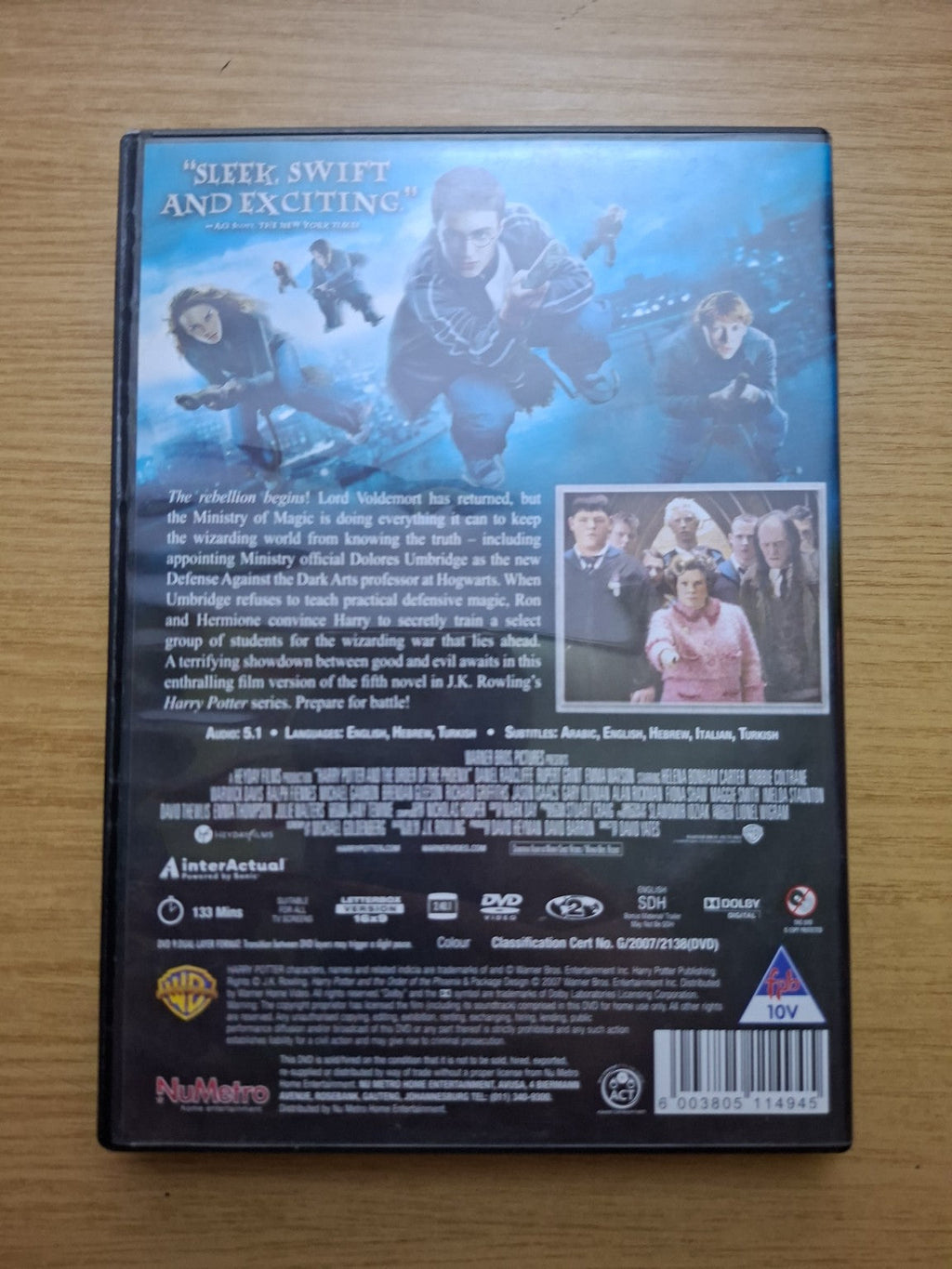 Harry Potter and the Order of the Phoenix – DVD (Second-Hand)